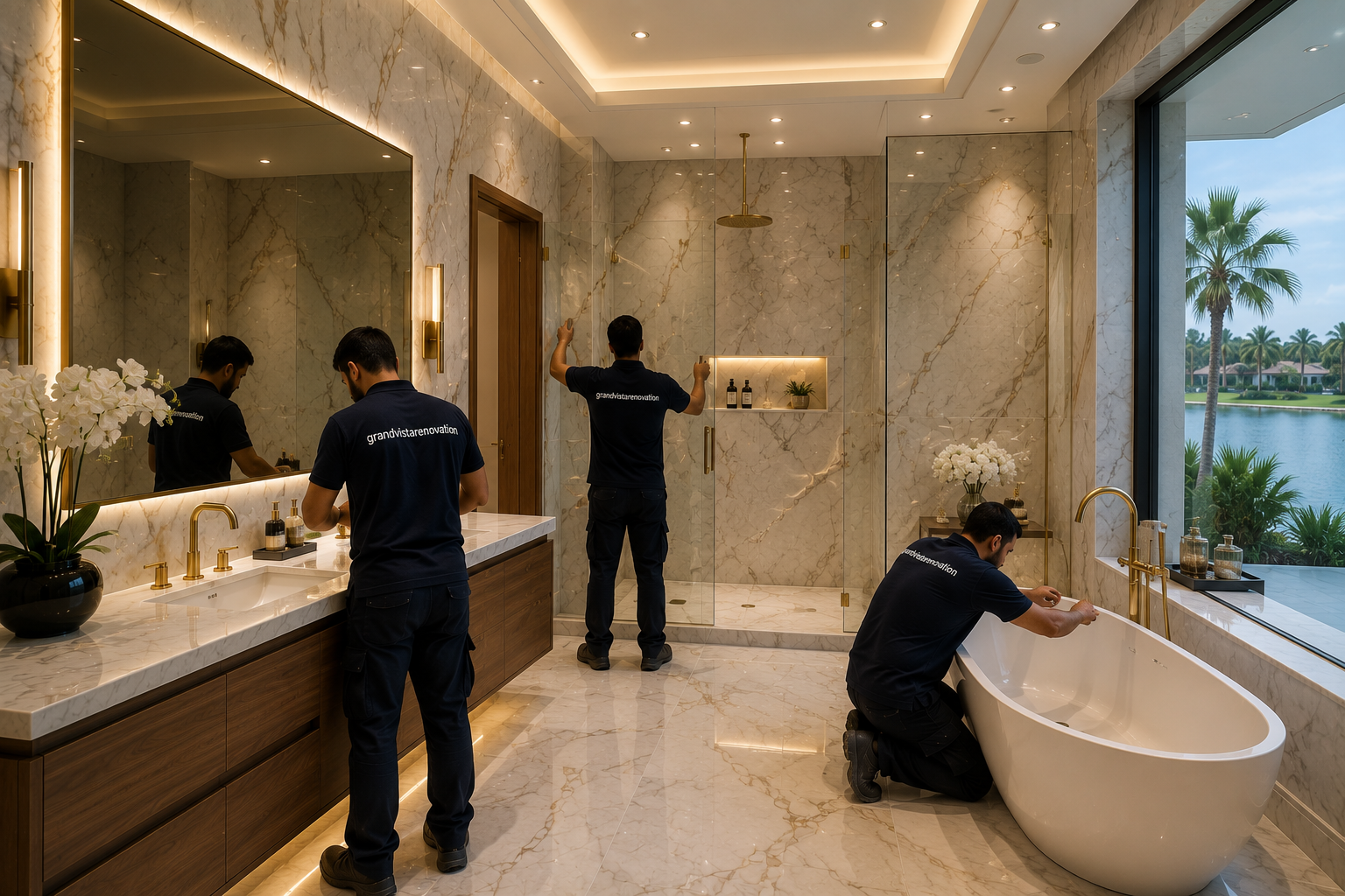 Modern Bathroom Remodeling Dubai