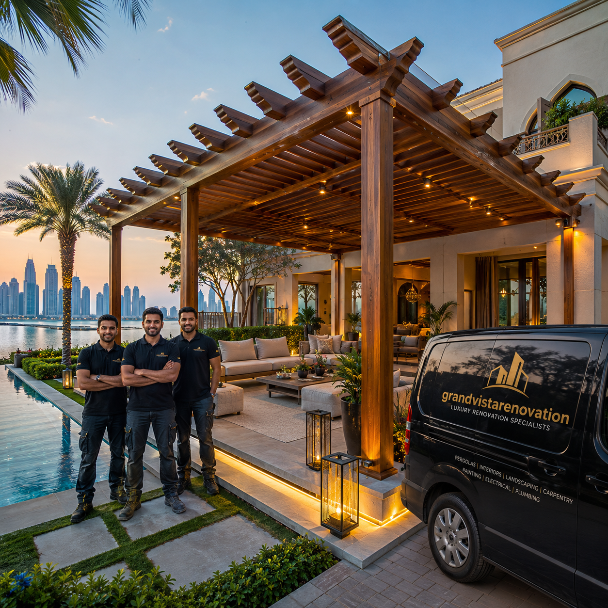 Garden Pergola Installation Dubai