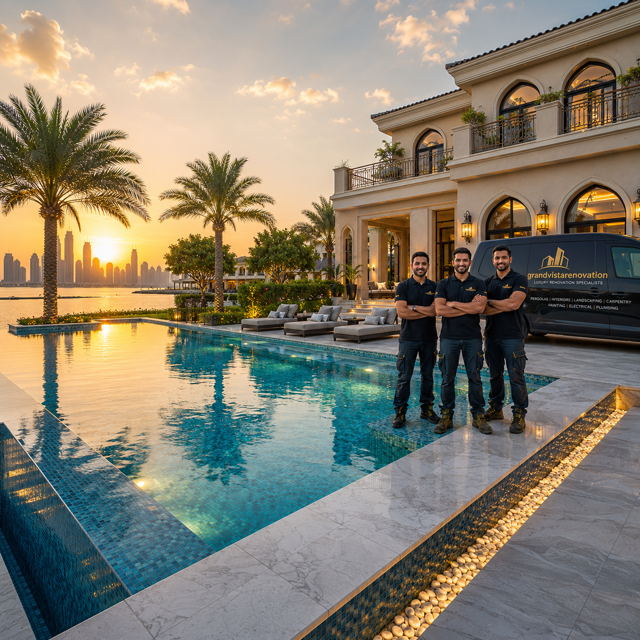 Luxury Swimming Pool Construction Dubai