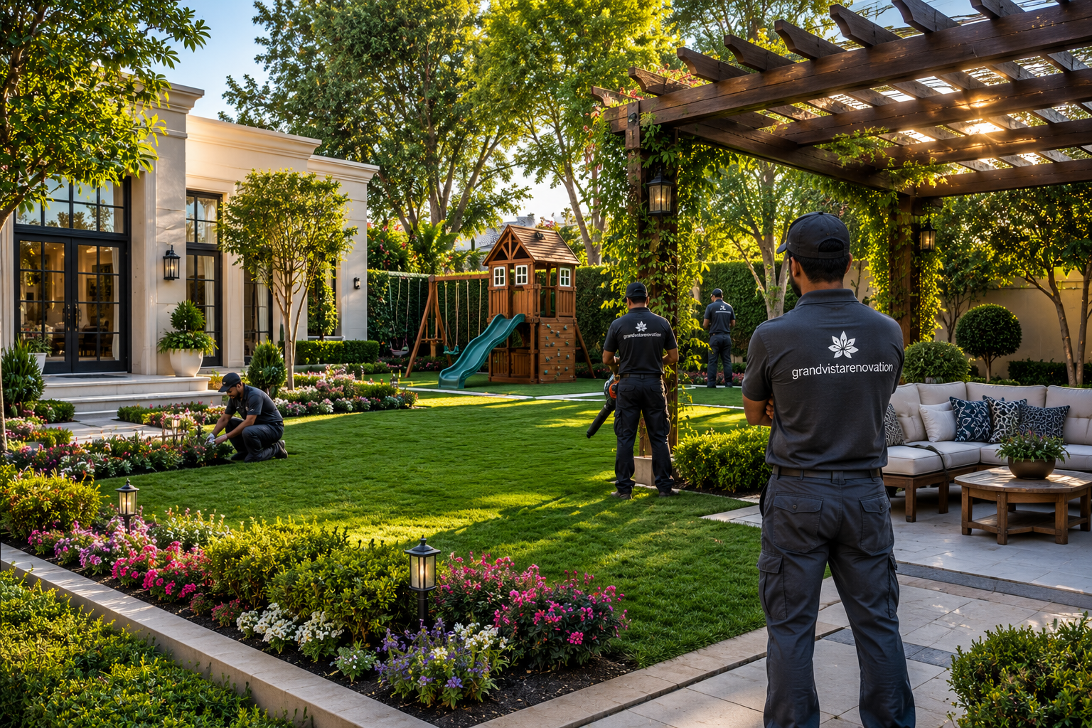 Luxury Villa Landscaping Dubai