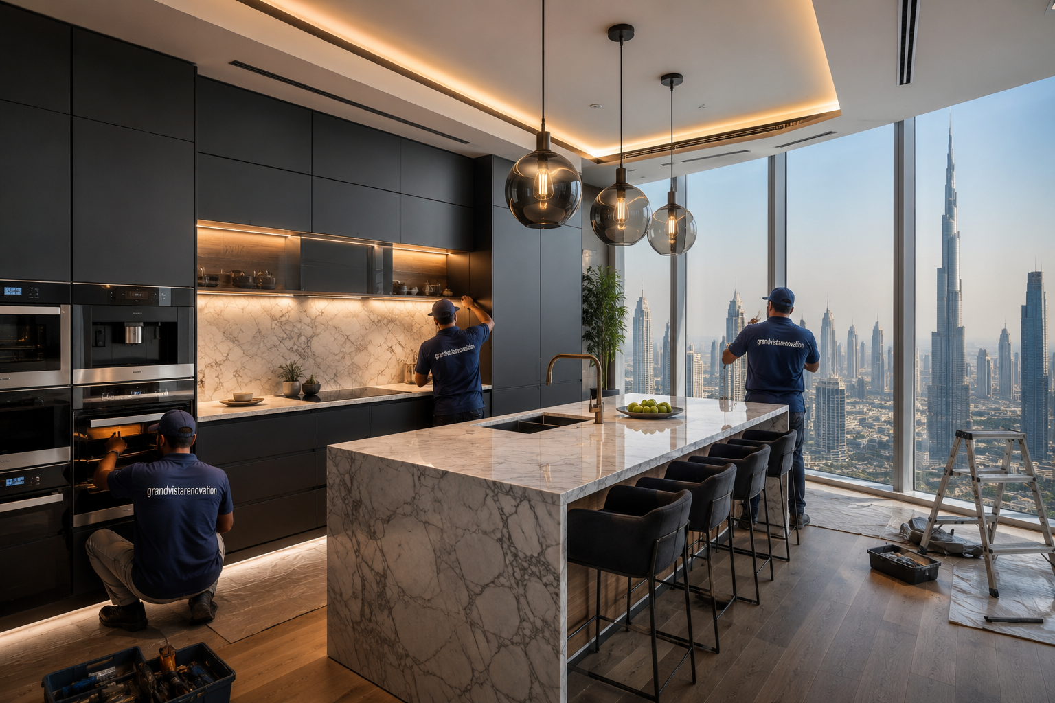 Custom Kitchen Cabinets Dubai