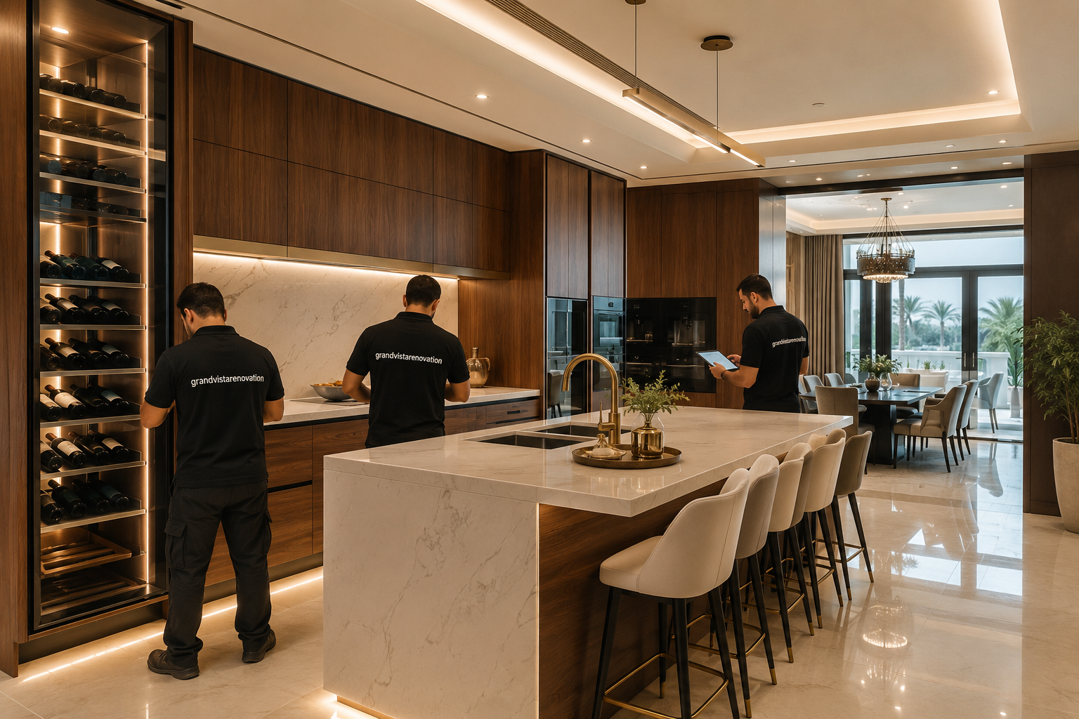 Luxury Kitchen Remodeling Dubai
