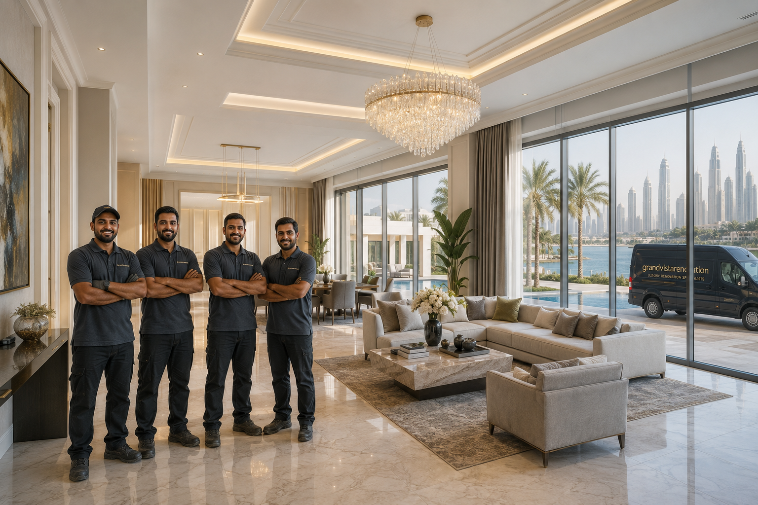 Decorative Feature Wall Painting Dubai