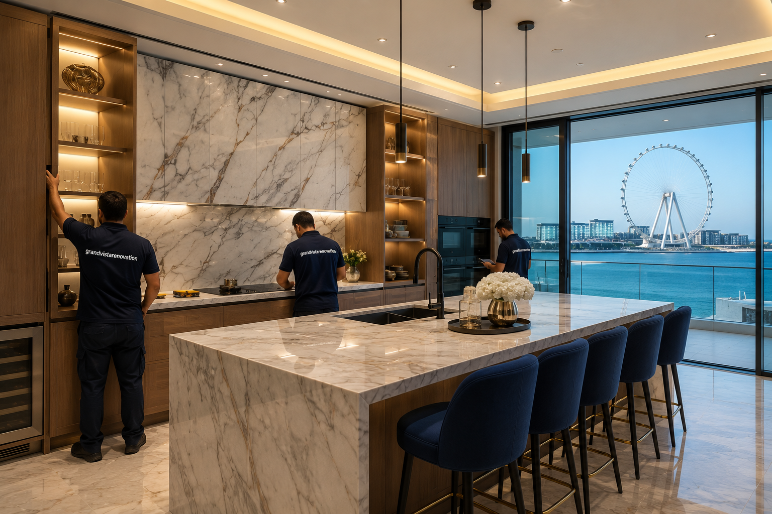 Luxury Kitchen Renovation Project Dubai