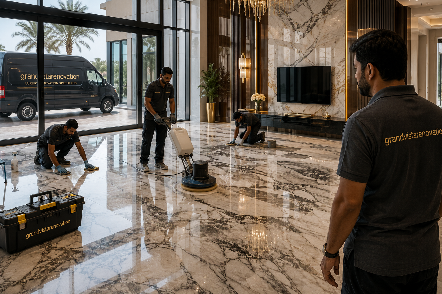 Luxury Marble Flooring Dubai