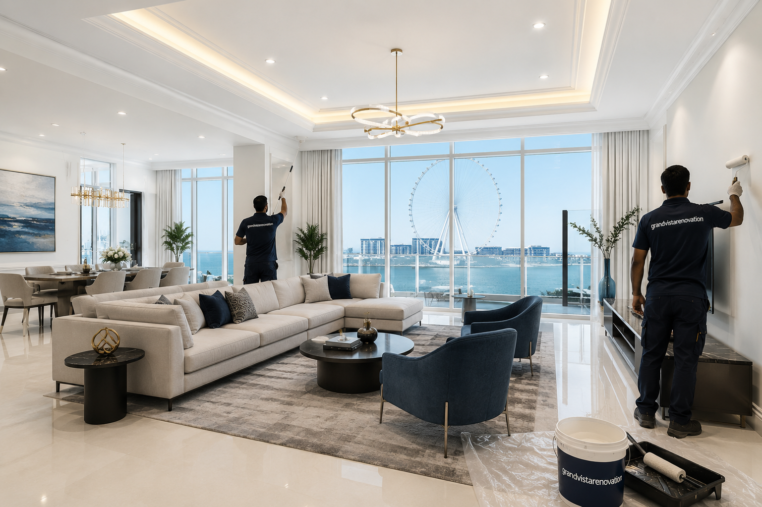 Modern Apartment Painting Services Dubai