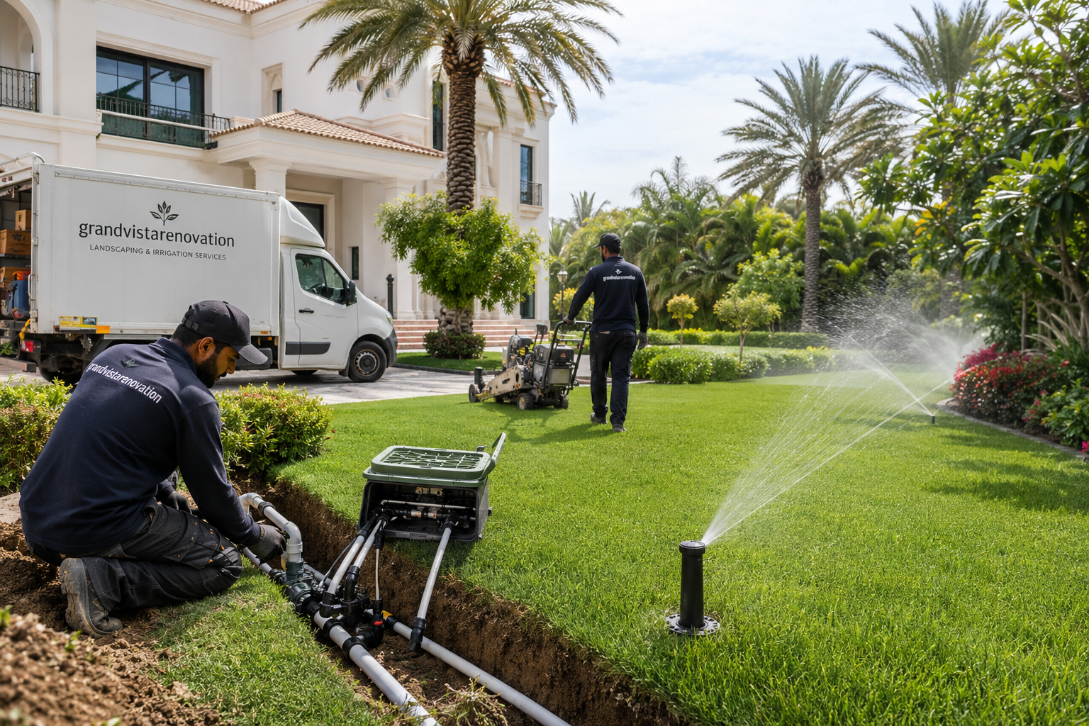 Modern Outdoor Landscaping Dubai
