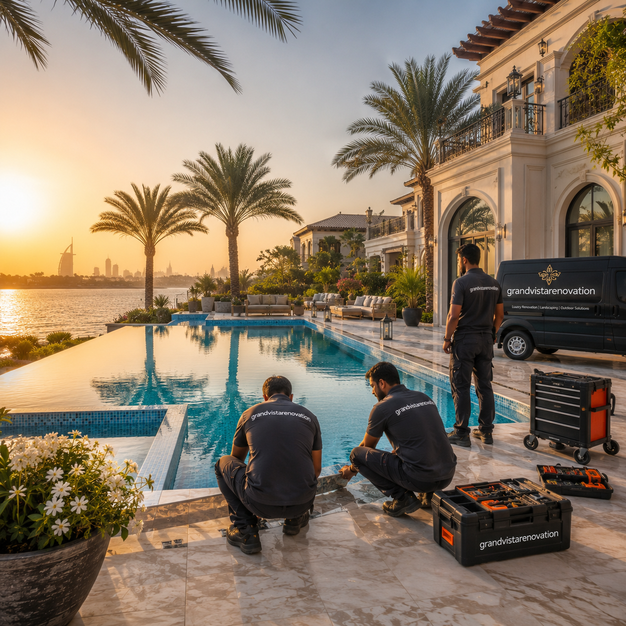 Swimming Pool Underwater LED Lighting Dubai
